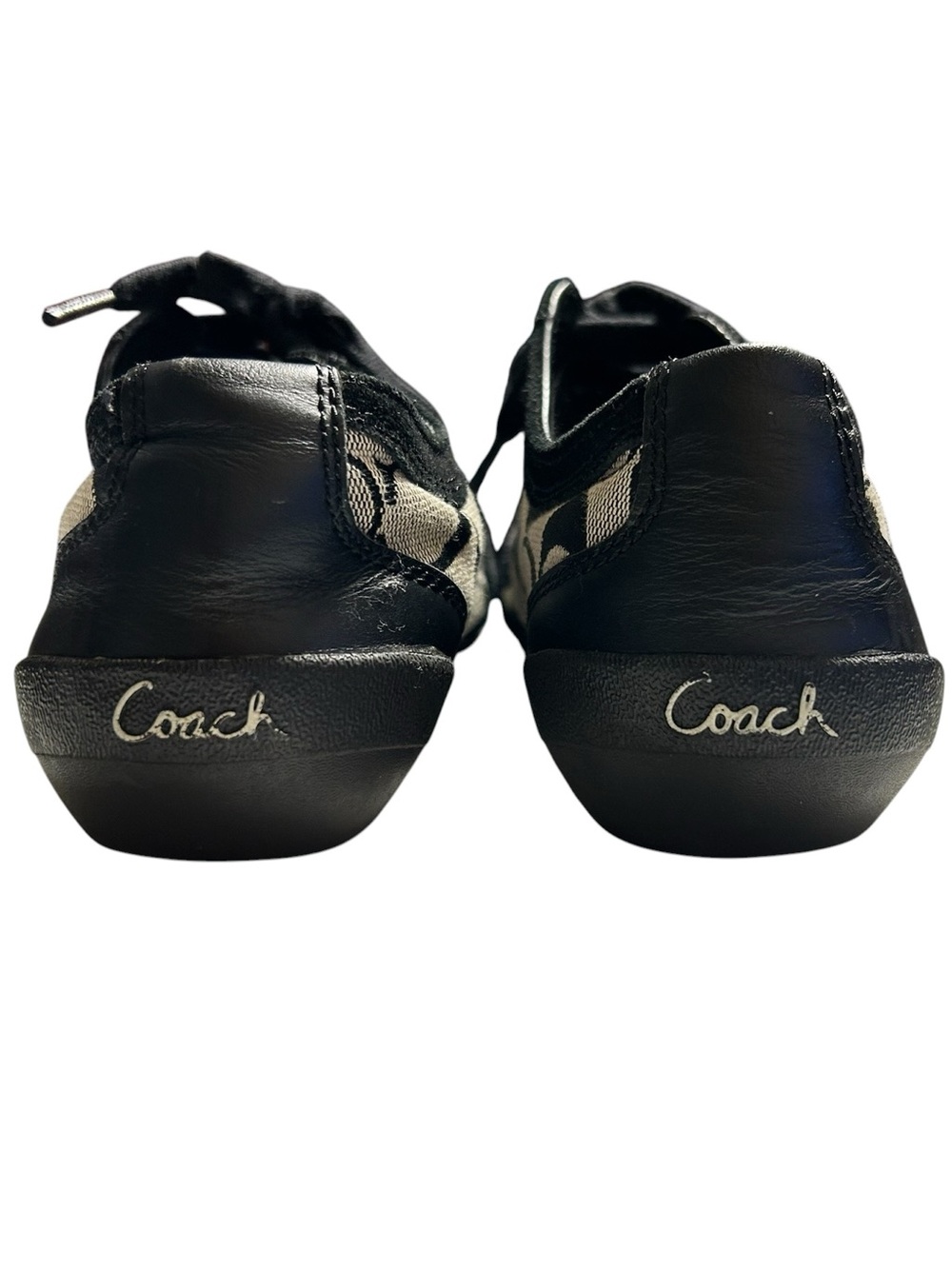 Coach Joss Q293 Signature Tennis Sneakers in Black/Gray, Women's Size 7.5. Y2K - Picture 6 of 9